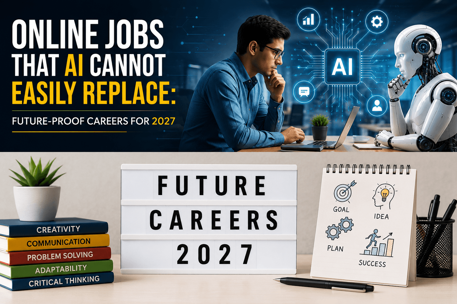 Online Jobs That AI Cannot Easily Replace: Future-Proof Careers for 2027