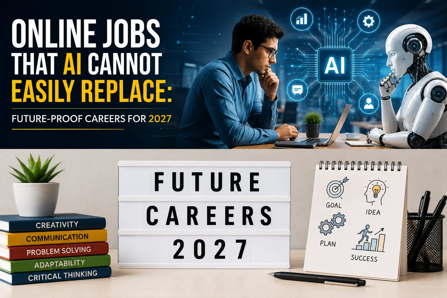 Online Jobs That AI Cannot Easily Replace: Future-Proof Careers for 2027